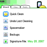 Cleanup Screenshot